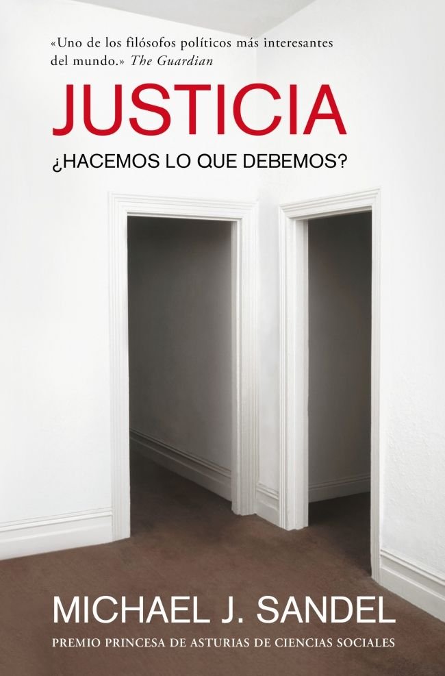 JUSTICIA, de SANDEL, MICHAEL J. | portada del libro