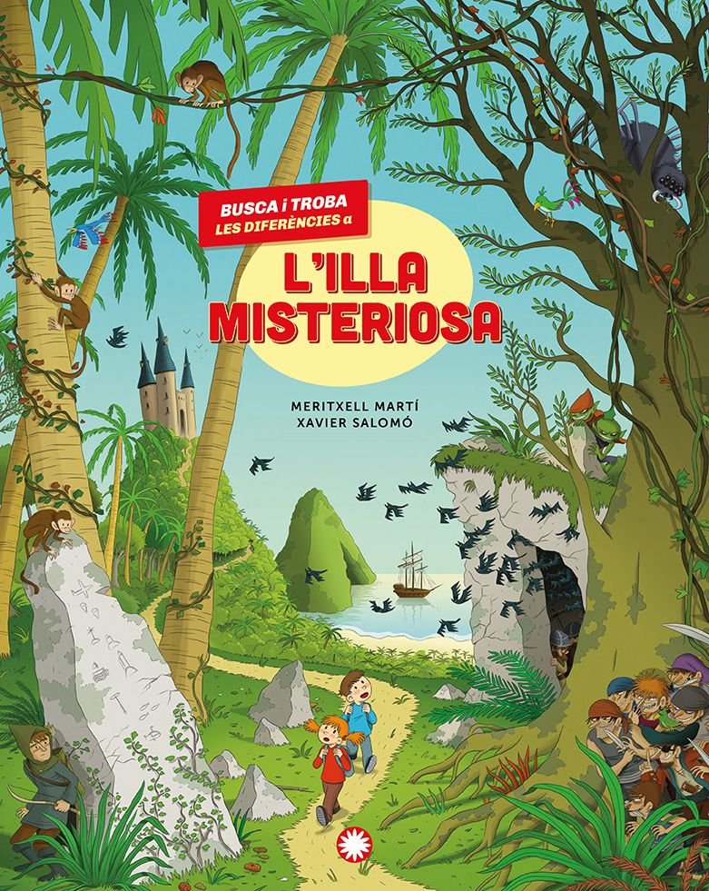 BUSCA I TROBA LES DIFERENCIES A L'ILLA MISTERIOSA, de MARTI, MERITXELL | portada del libro