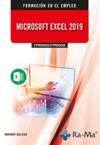 (CTRD0025) (CTRD0026) MICROSOFT EXCEL 2019, de MARIANO GALLEGO | portada del libro