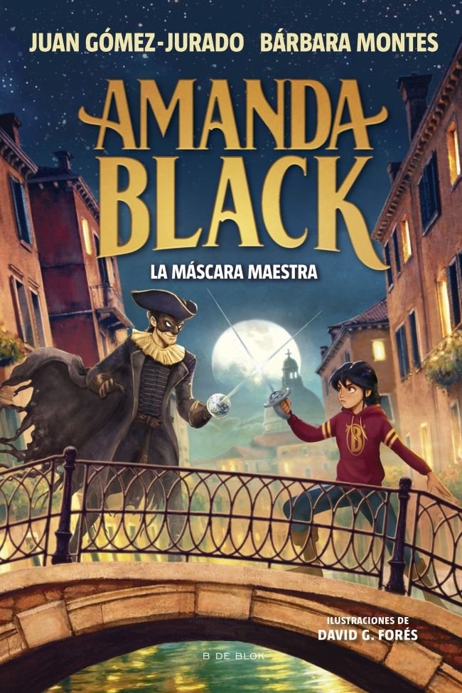 AMANDA BLACK 14 LA MASCARA MAESTRA, de JUAN GOMEZ-JURADO | portada del libro