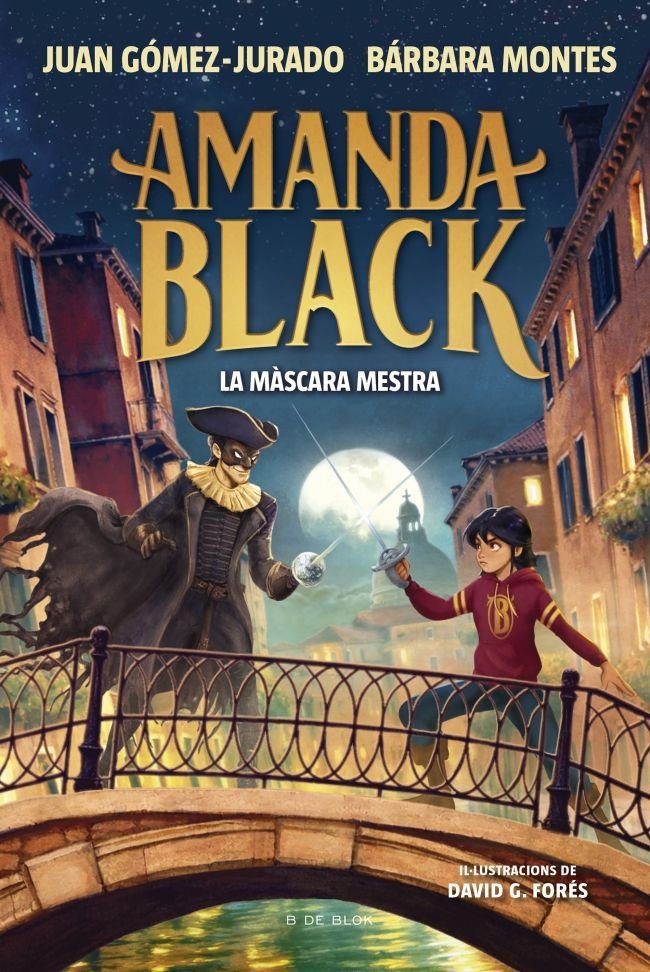AMANDA BLACK 14 LA MASCARA MESTRA, de JUAN GOMEZ-JURADO | portada del libro