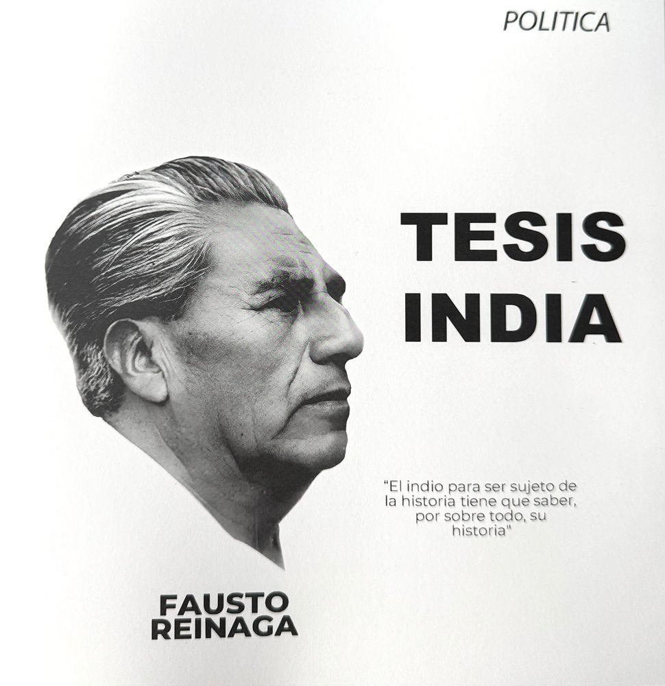 Tesis India, de Reinaga, Fausto | portada del libro
