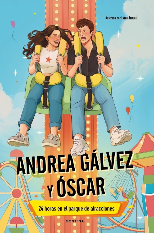 24 horas en el parque de atracciones (Andrea Gálvez y Óscar), de GALVEZ | portada del libro