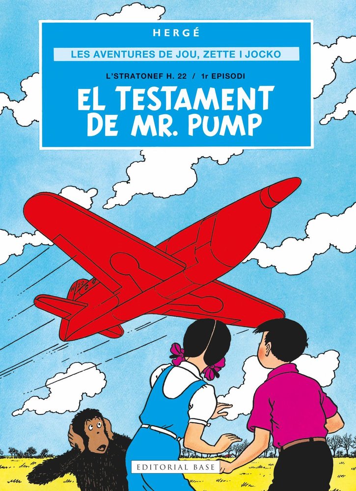 EL TESTAMENT DE MR PUMP, de HERGE | portada del libro