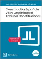 CONSTITUCION ESPAÑOLA Y LEY ORGANICA DEL TRIBUNAL CONSTITUCIONAL, de Varios autores | portada del libro