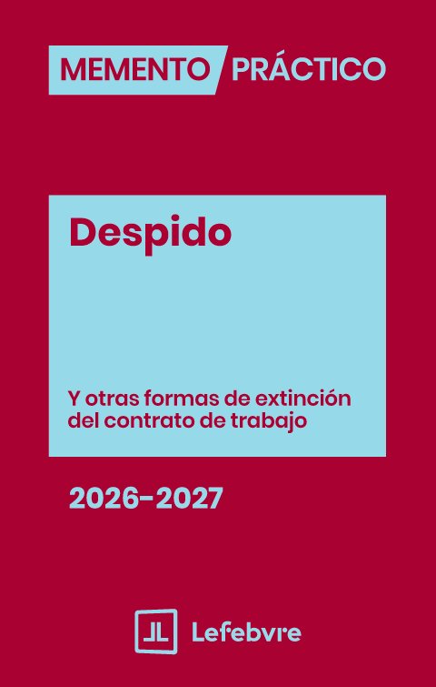 Memento practico despido 2026 2027, de AA.VV. | portada del libro