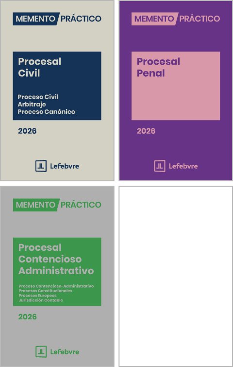 PACK MEMENTO PROCESAL CIVIL PROCESAL PENAL Y CONTENCIOSO 26 | portada del libro