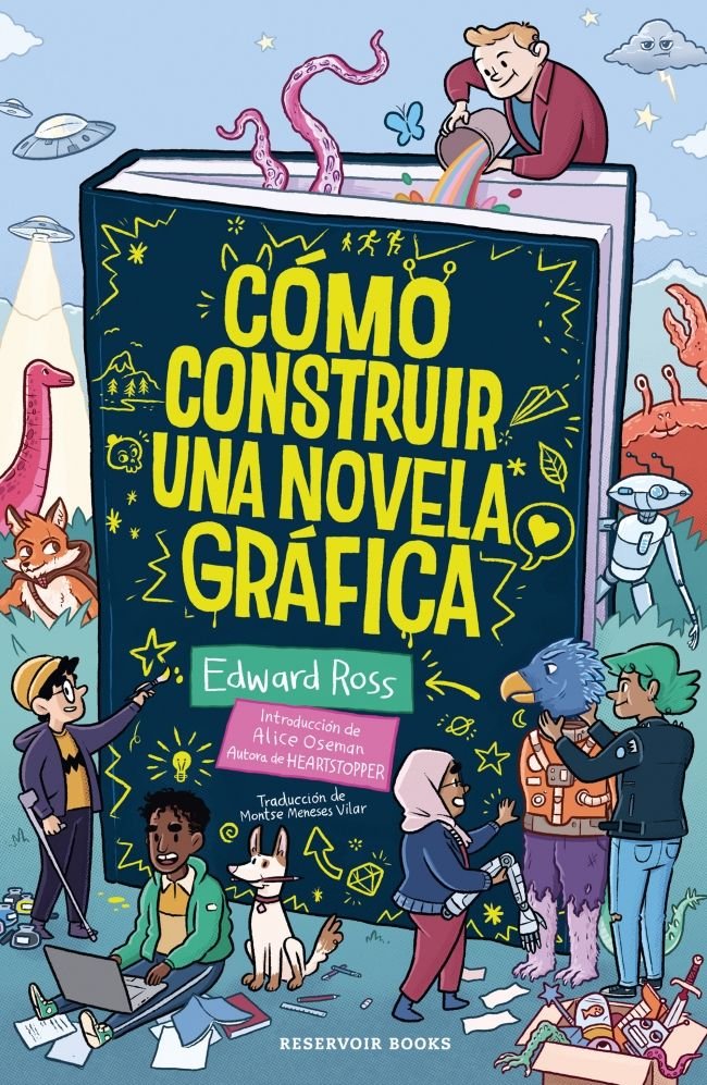 COMO CONSTRUIR UNA NOVELA GRAFICA, de ROSS, EDWARD | portada del libro
