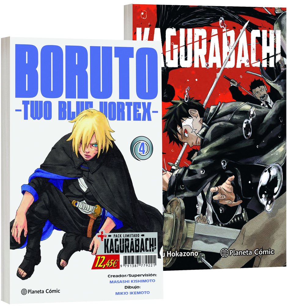 BORUTO: TWO BLUE VORTEX Nº 04 + KAGURABACHI Nº 01 (PACK ESPECIAL), de VARIOS AUTORES | portada del libro