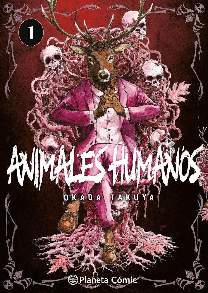 ANIMALES HUMANOS 1, de TAKUYA OKADA | portada del libro