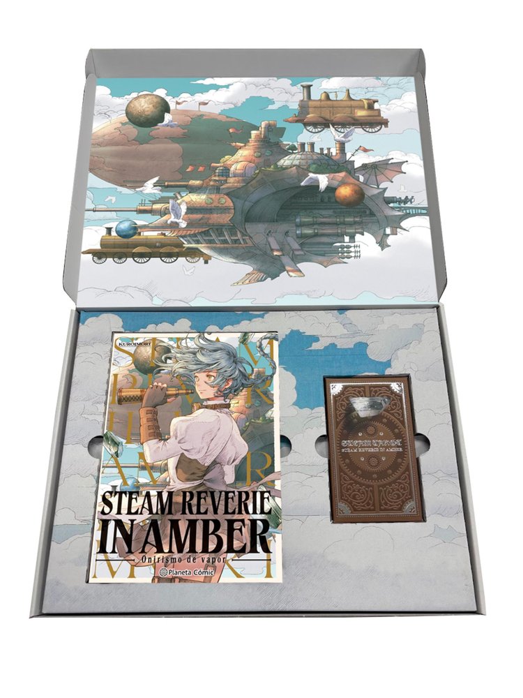 STEAM REVERIE IN AMBER EDICION ESPECIAL, de KUROIMORI | portada del libro