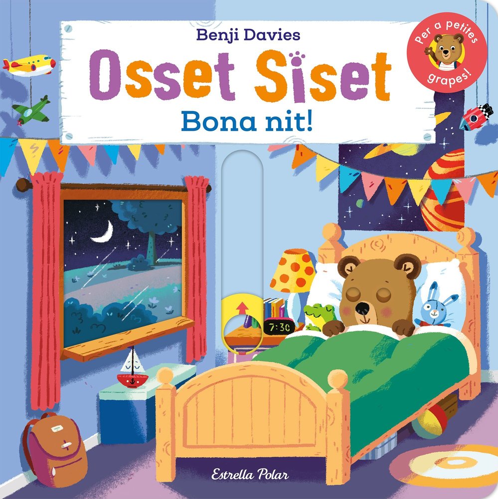 OSSET SISET. BONA NIT!, de BENJI DAVIES | portada del libro