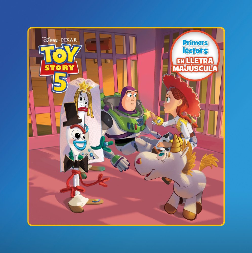 TOY STORY 5. PRIMERS LECTORS EN LLETRA MAJUSCULA, de DISNEY, DISNEY | portada del libro