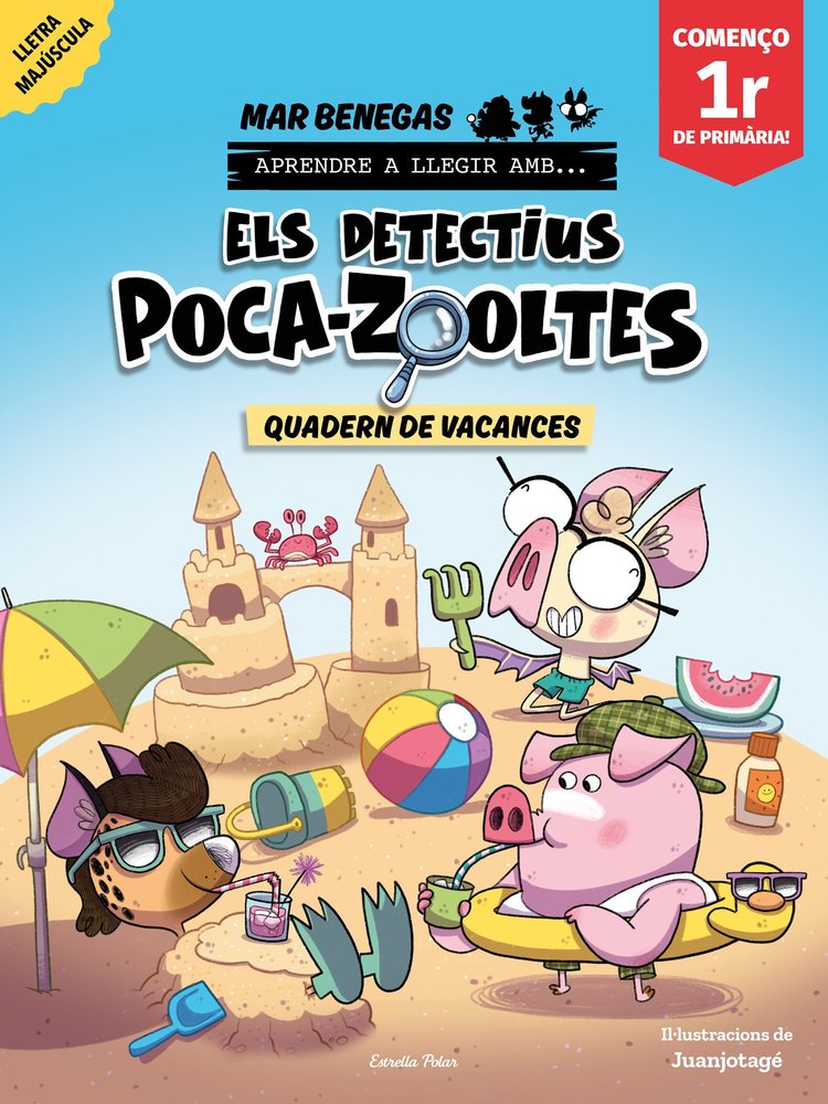 ELS DETECTIUS POCA-ZOOLTES. QUADERN DE VACANCES. COMENÇO 1R DE PRIMARIA, de BENEGAS, MAR | portada del libro