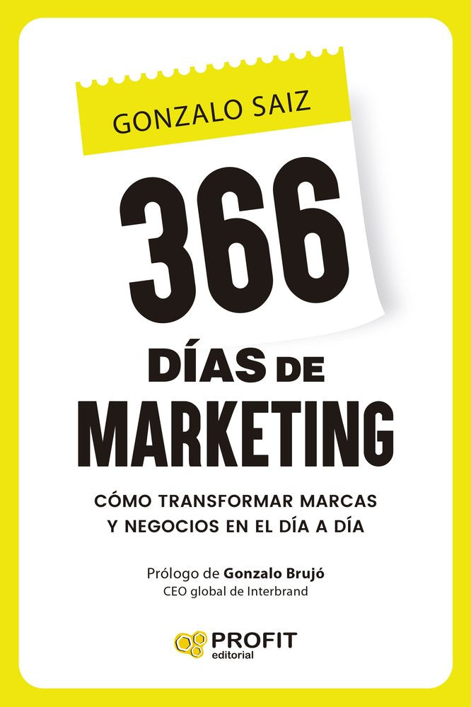 366 DIAS DE MARKETING, de SAIZ GARCIA-VIDAL | portada del libro