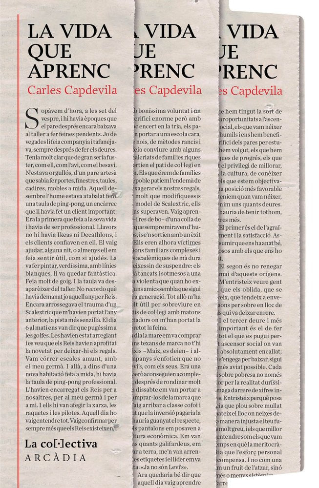 La vida que aprenc, de CARLES CAPDEVILA | portada del libro