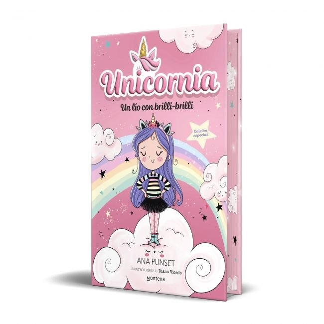 UNICORNIA 1 UN LIO CON BRILLI-BRILLI EDICION ESPECIAL, de ANA PUNSET | portada del libro