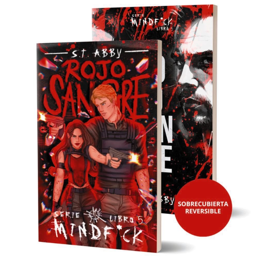 Rojo sangre (Serie Mindf*ck 5), de ABBY, S.T. | portada del libro