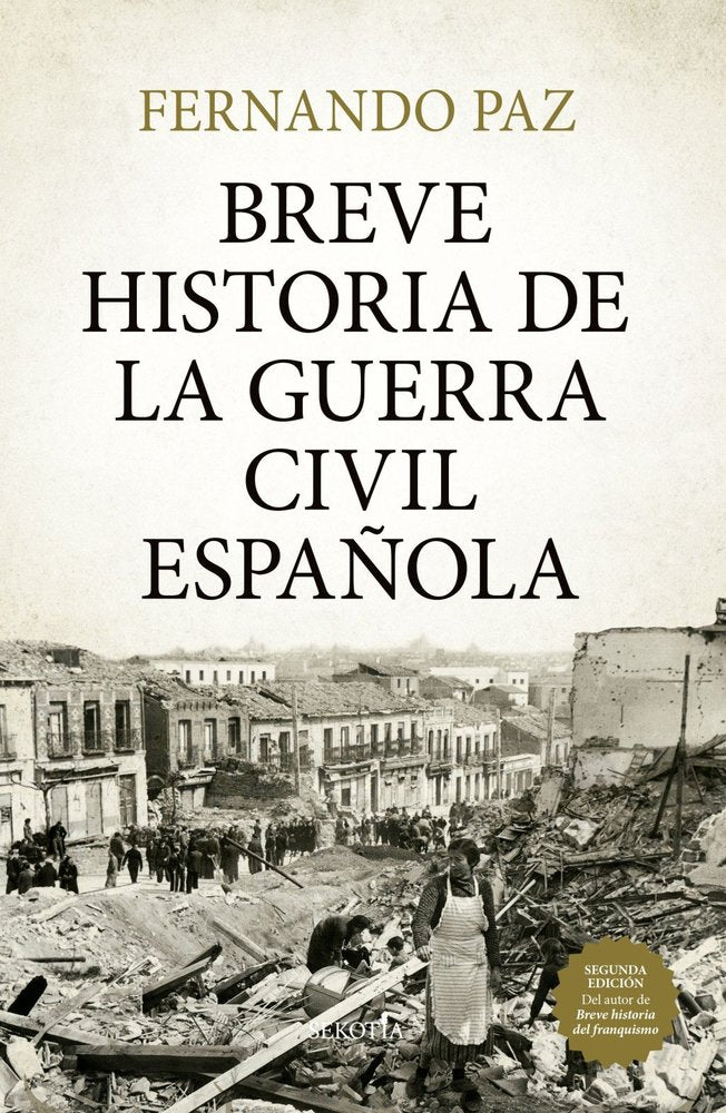 BREVE HISTORIA DE LA GUERRA CIVIL ESPAÑOLA, de PAZ | portada del libro