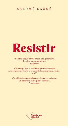 RESISTIR, de SAQUE, SALOME | portada del libro