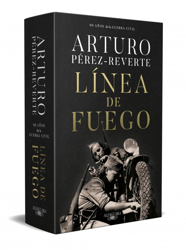 ESTUCHE LINEA DE FUEGO, de ARTURO PEREZ-REVERTE | portada del libro