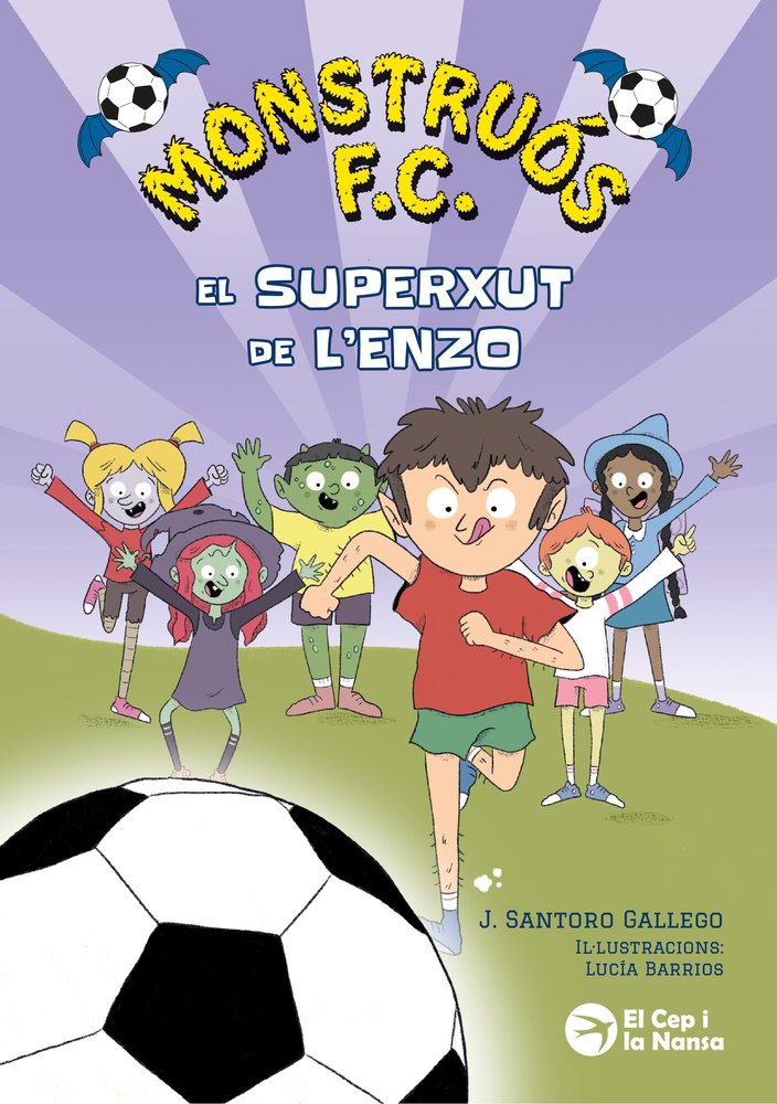 MONSTRUOS F.C. EL SUPERXUT DE L'ENZO, de SANTORO GALLEGO, J. | portada del libro