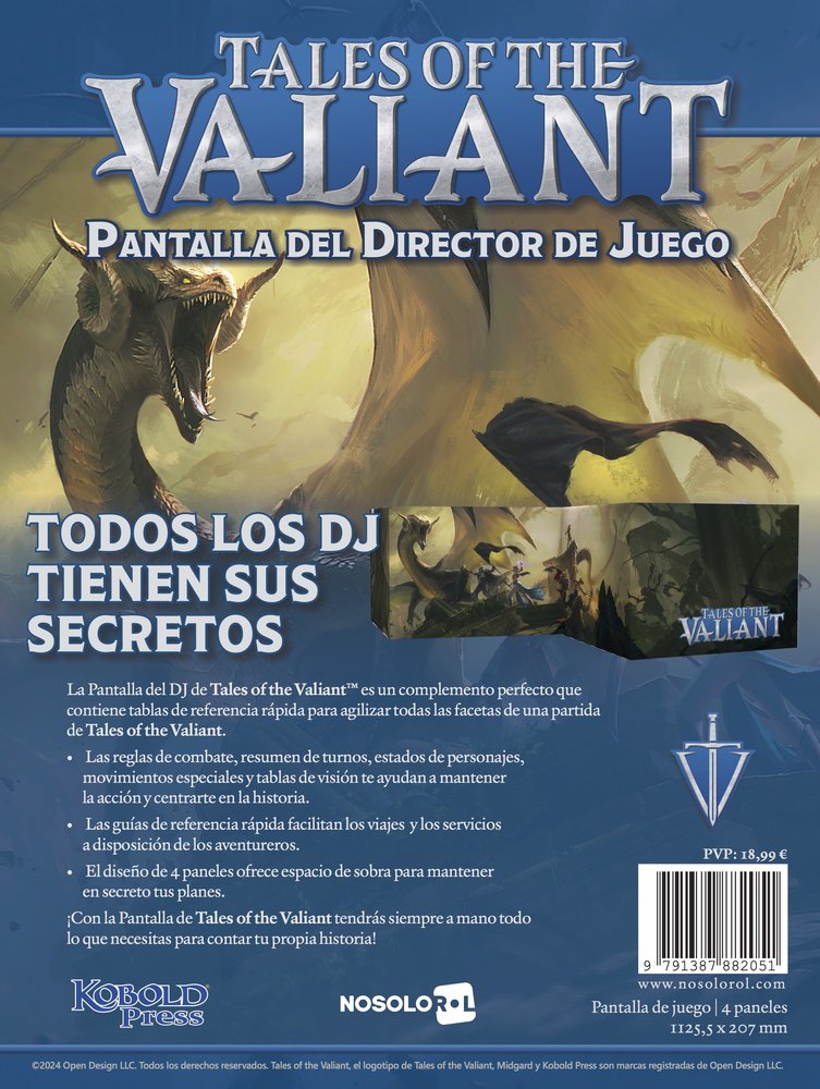 Tales of the Valiant: Pantalla del DJ, de Conowitch, Celeste | portada del libro