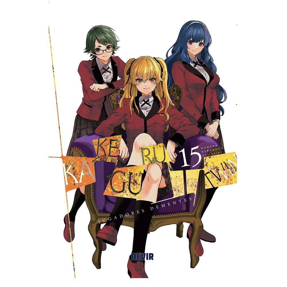 KAKEGURUI TWIN: JUGADORES DEMENTES NUM. 15, de HYUGANATSU | portada del libro