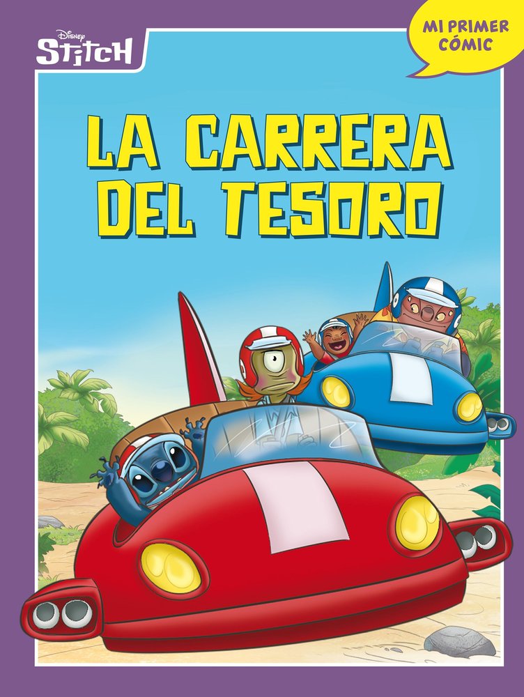STITCH LA CARRERA DEL TESORO, de DISNEY | portada del libro