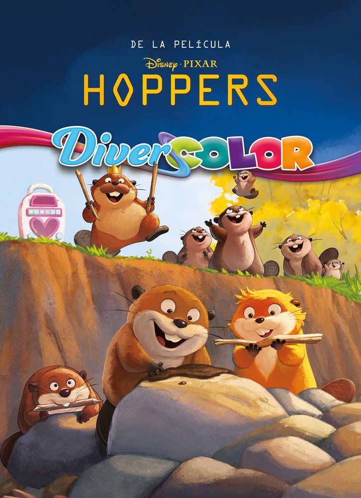 Hoppers. Divercolor, de DISNEY | portada del libro