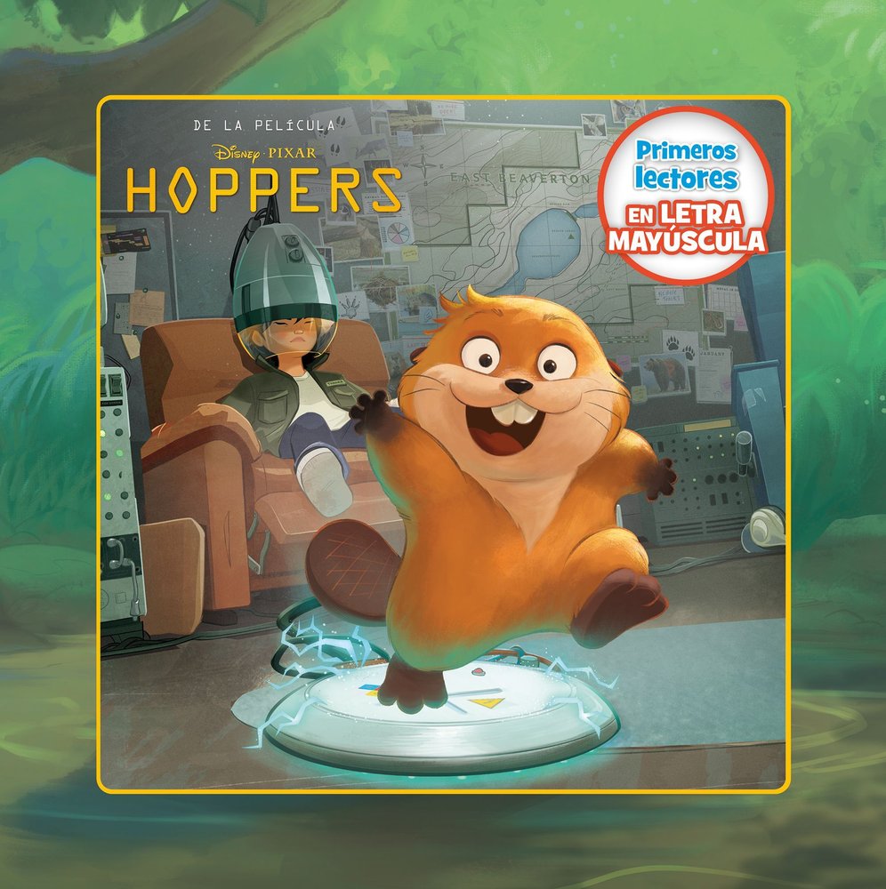 HOPPERS PRIMEROS LECTORES EN LETRA MAYUSCULA, de DISNEY | portada del libro