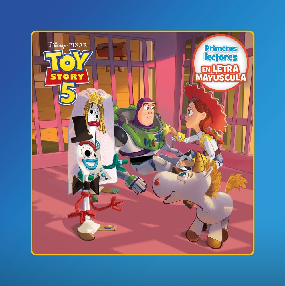 TOY STORY 5 PRIMEROS LECTORES EN LETRA MAYUSCULA, de DISNEY | portada del libro