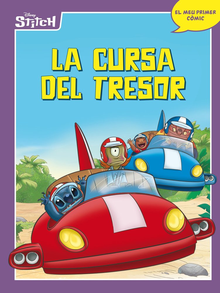 STITCH. LA CURSA DEL TRESOR, de DISNEY | portada del libro