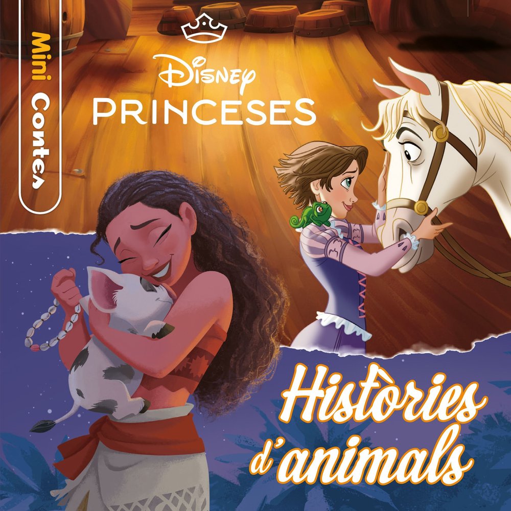 PRINCESES. HISTORIES D'ANIMALS. MINICONTES, de DISNEY | portada del libro