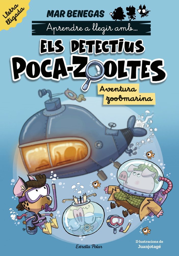 APREN A LLEGIR AMB ELS DETECTIUS POCA-ZOOLTES LLETRA LLIGADA 1. A, de MAR BENEGAS | portada del libro
