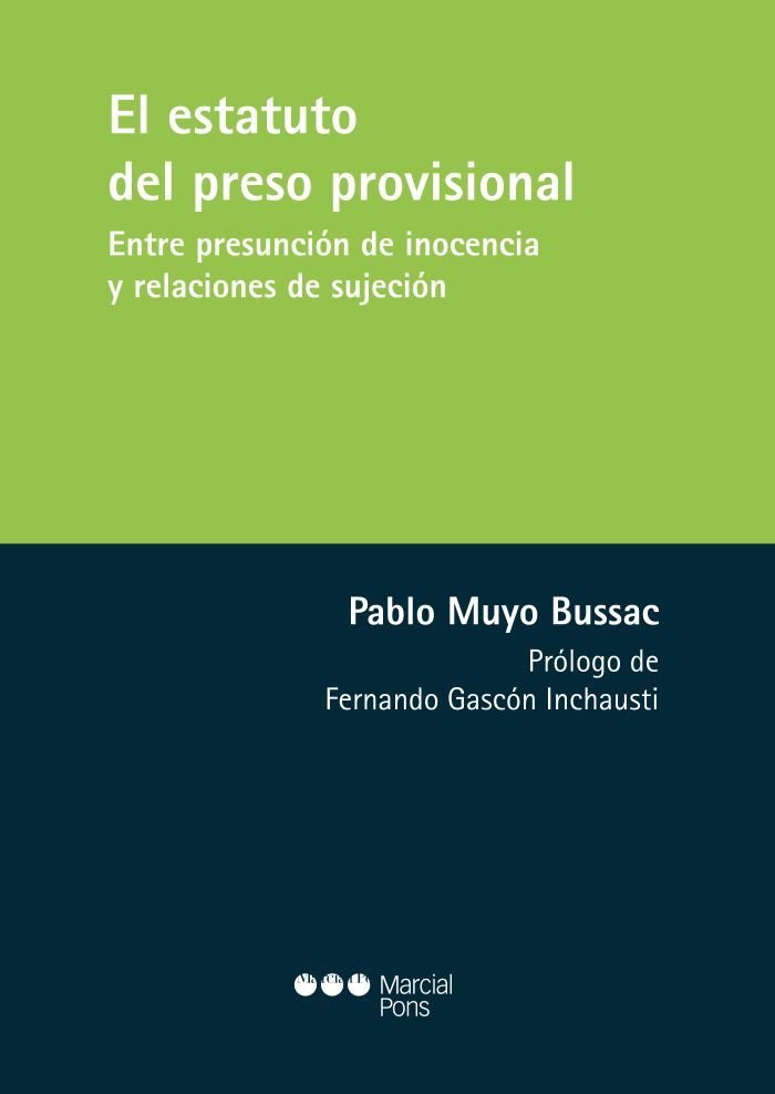 ESTATUTO DEL PRESO PROVISIONAL., de MUYO BUSSAC | portada del libro
