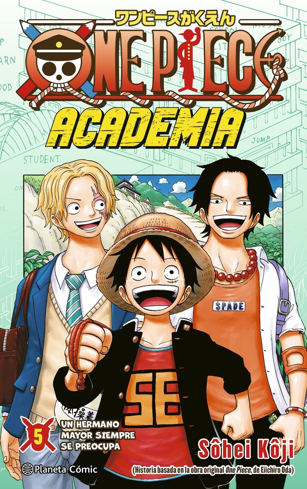 ONE PIECE ACADEMIA 5, de EIICHIRO ODA | portada del libro