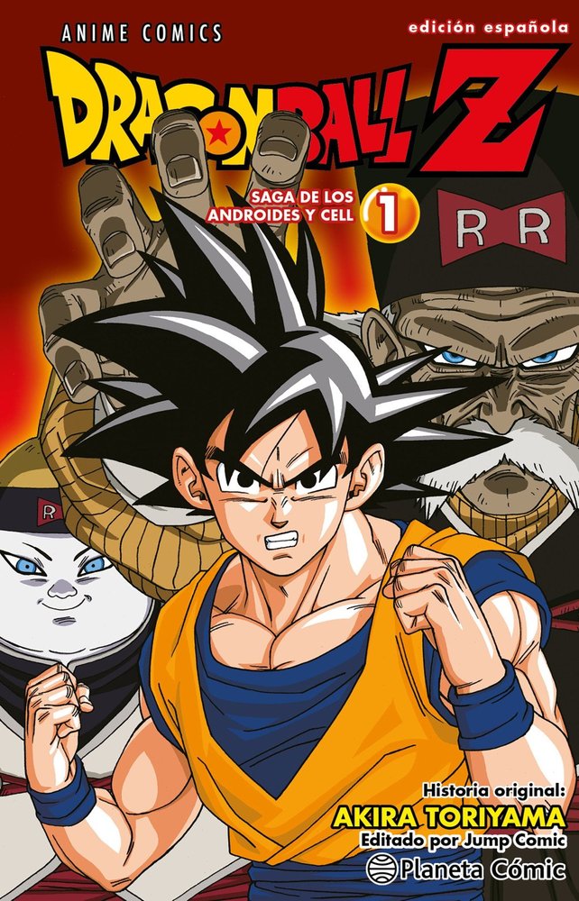 DRAGON BALL Z ANIME ANDROIDES 1, de AKIRA TORIYAMA | portada del libro