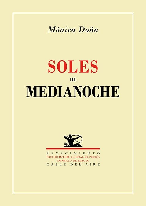 SOLES DE MEDIANOCHE, de DOÑA, MONICA | portada del libro