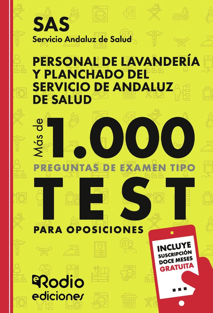 PERSONAL DE LAVANDERIA Y PLANCHADO SERVICIO ANDALUZ SALUD | portada del libro