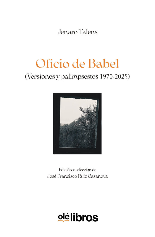 Oficio de Babel, de Ruiz Casanova, José Francisco | portada del libro