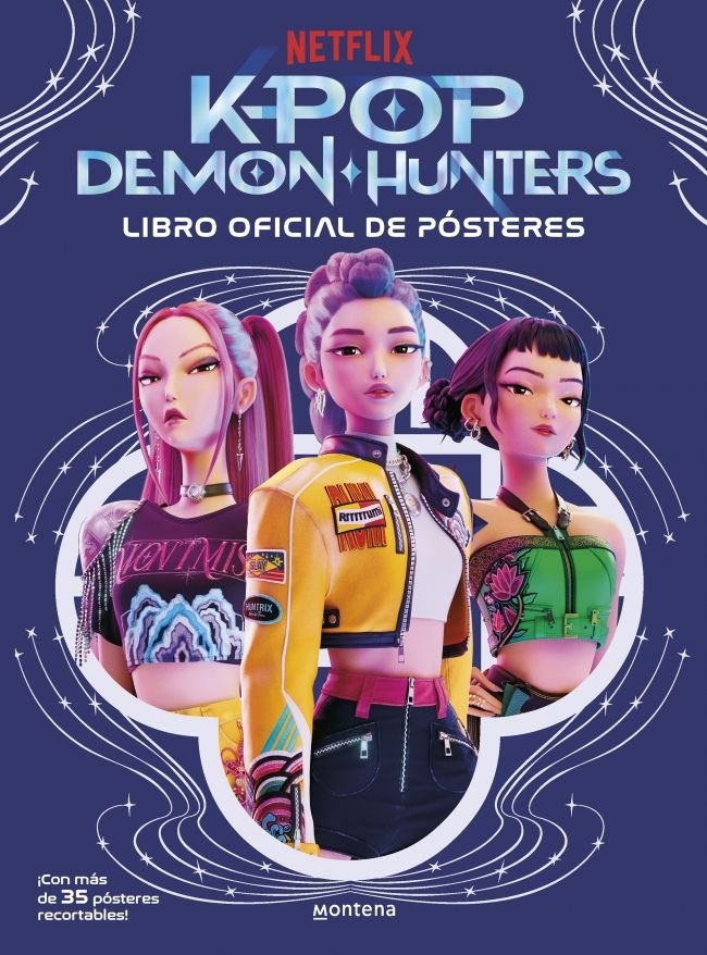 KPop Demon Hunters: Libro oficial de pósteres, de K-POP DEMON HUNTERS | portada del libro