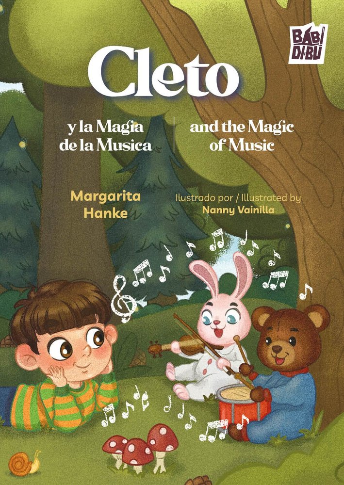 CLETO Y LA MAGIA DE LA MUSICA CLETO AND THE MAGIC OF MUSIC, de HANKE | portada del libro