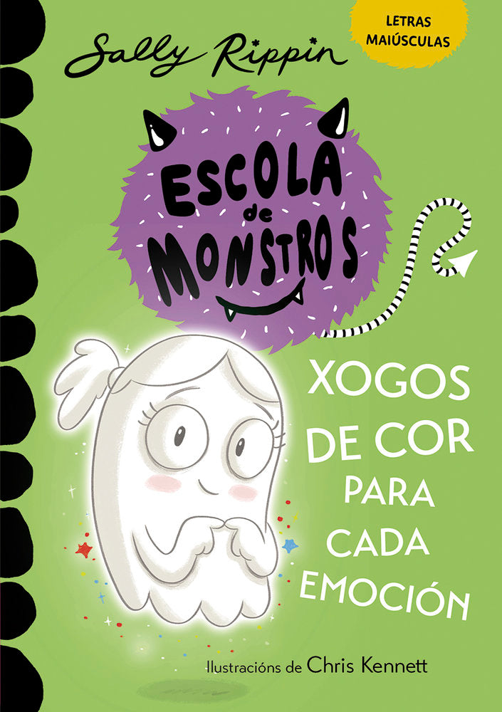 Aprende a ler na Escola de Monstros 7. Xogos de cor para ca, de Rippin, Sally | portada del libro