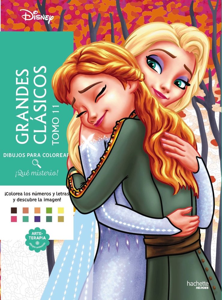 DIBUJOS PARA COLOREAR QUE MISTERIO GRANDES CLASICOS, TOMO 1, de VARIOS AUTORES | portada del libro