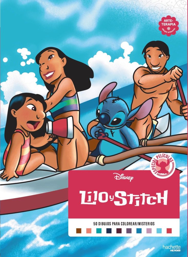 DIBUJOS PARA COLOREAR QUE MISTERIO ESPECIAL PELICULAS-LILO, de VARIOS AUTORES | portada del libro