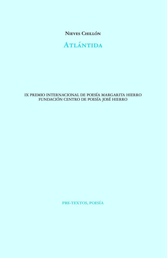 ATLANTIDA, de CHILLON | portada del libro