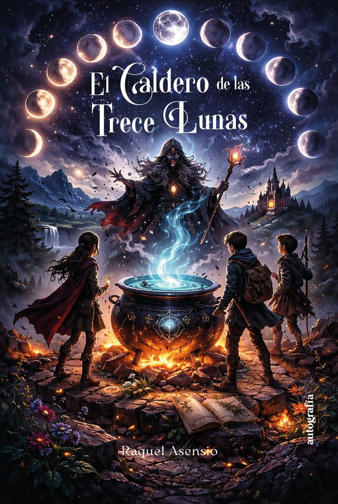 El calderode las trece Lunas, de Asensio, Raquel | portada del libro