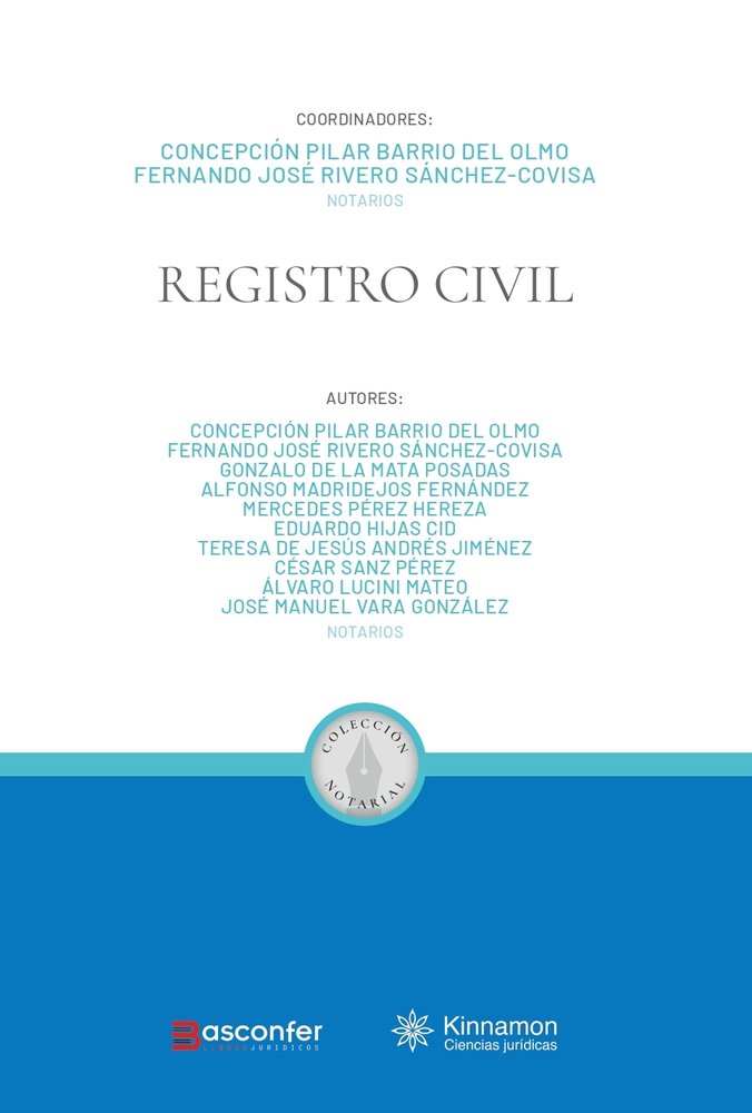 REGISTRO CIVIL, de BARRIO DEL OLMO, CONCEPCION PILAR | portada del libro