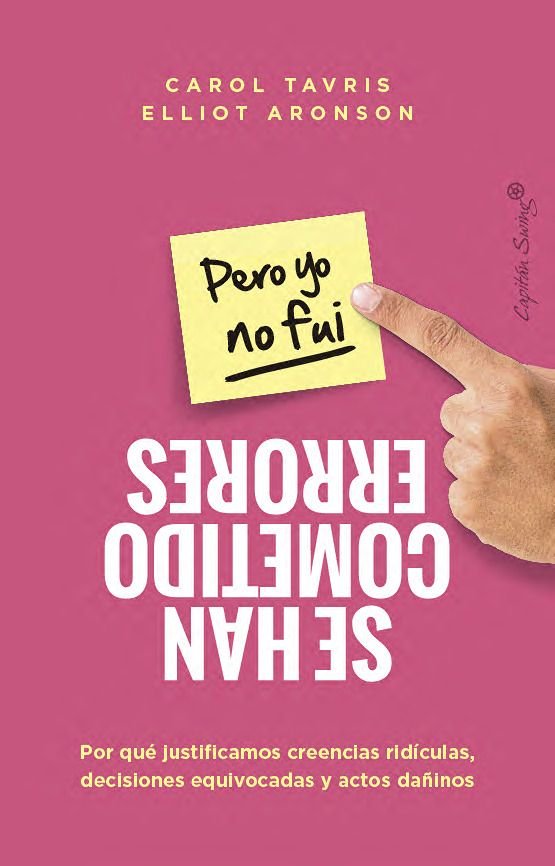 Se cometieron errores pero yo no fui, de Elliot Aronson,Carol Tarvis | portada del libro